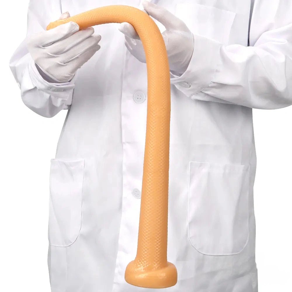 Purple Scale Snake Dildo - Realistic Dual Density Dildo