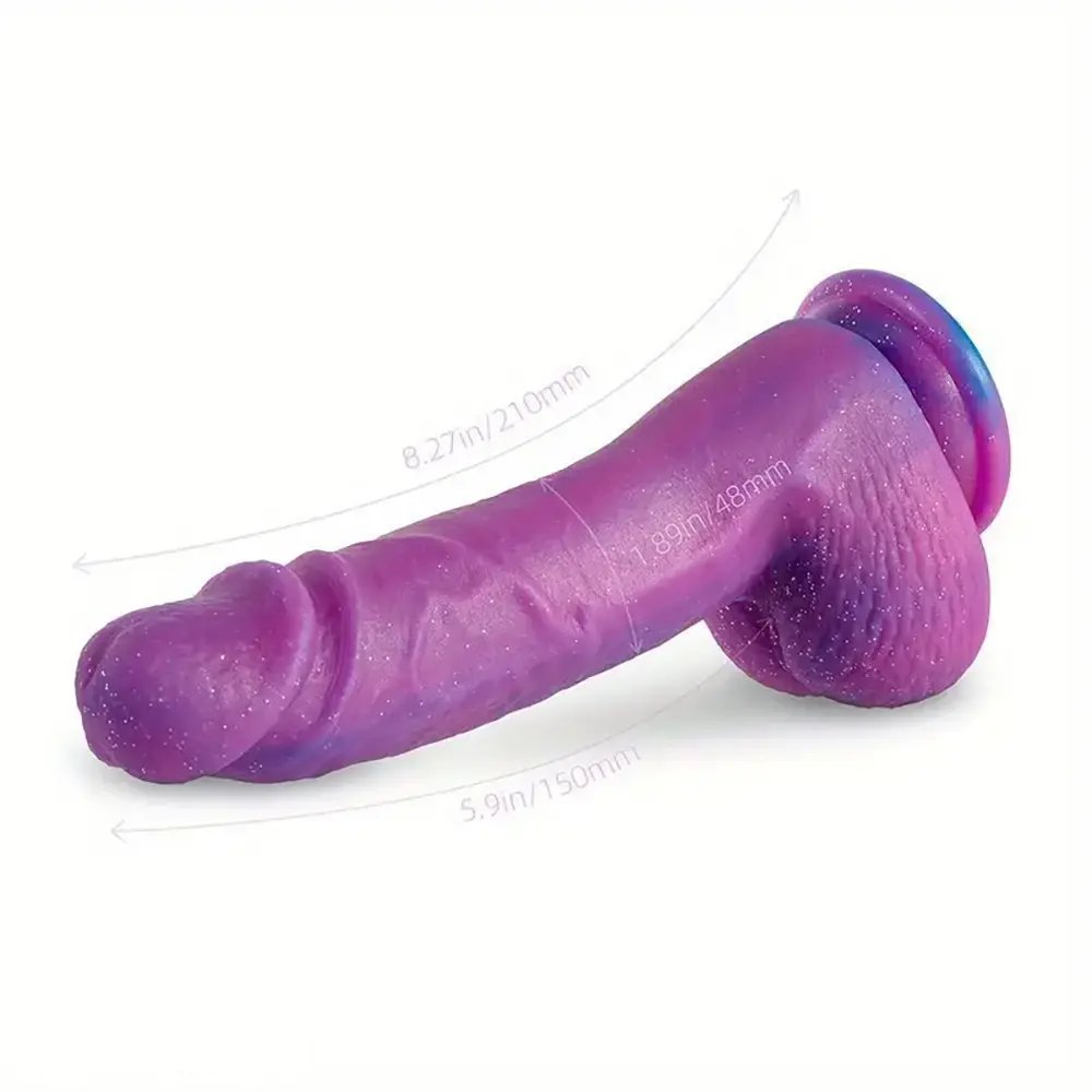 Purple Suction Cup G-Spot Dildo - Suction Cup Dildo