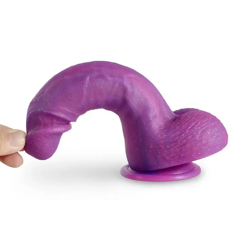 Purple Suction Cup G-Spot Dildo - Suction Cup Dildo