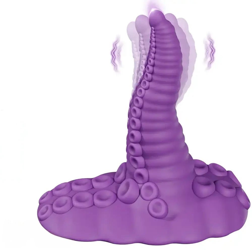 Purple Tentacle Fantasy Dildo - Silicone Tentacle Toy