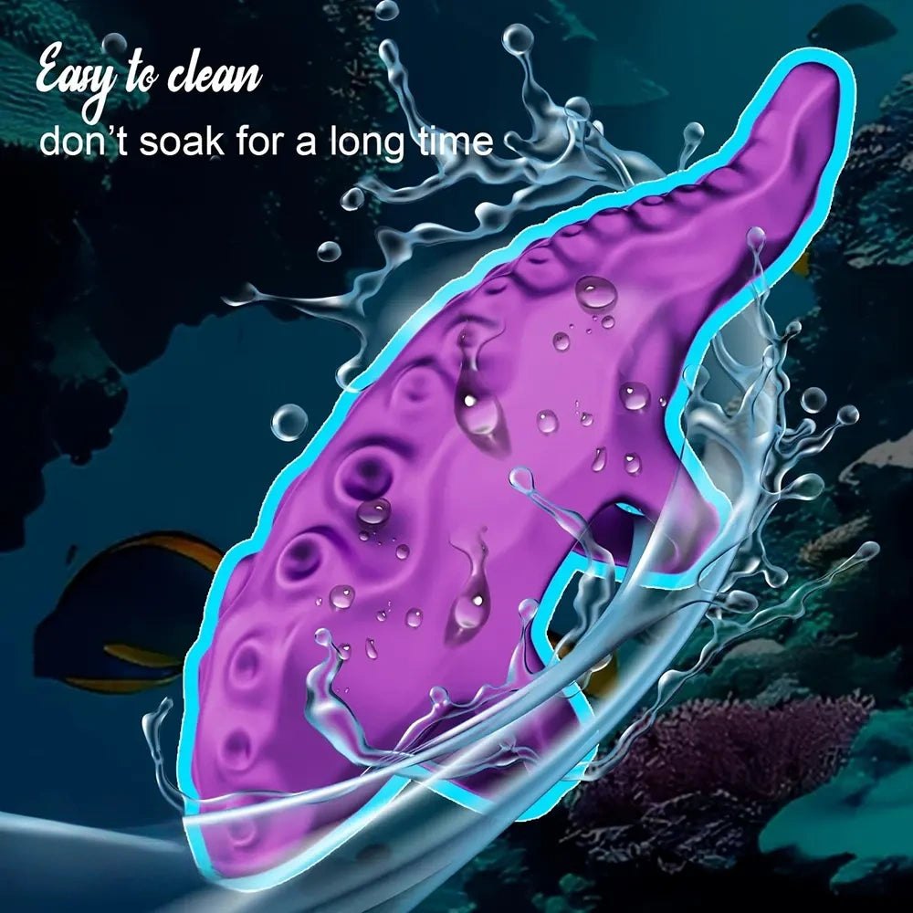 Purple Tentacle Finger Sleeve - Silicone Finger Sleeve