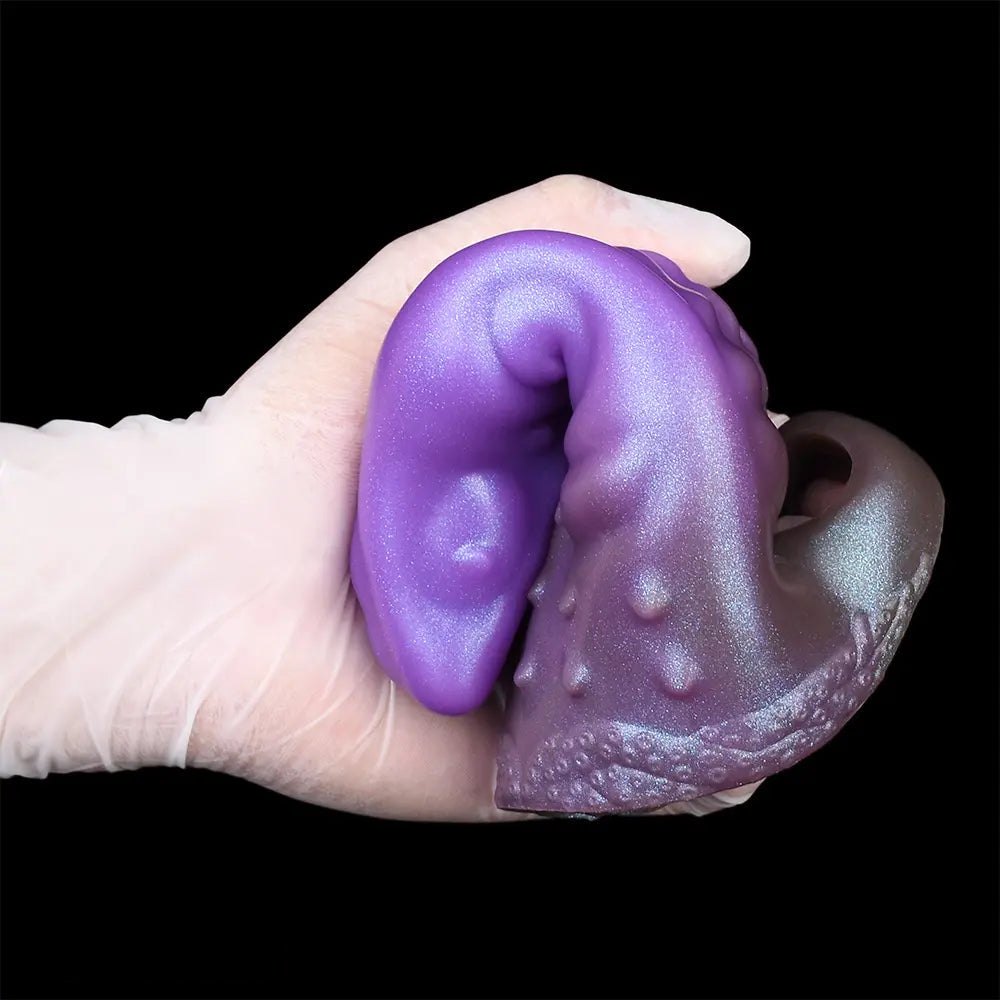Purple Tentacle Hollow Fantasy Sleeve - Silicone Fantasy Dildo
