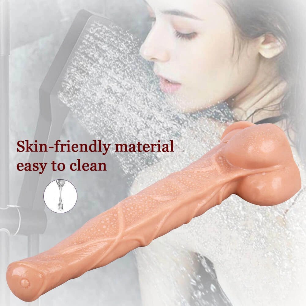 PVC Horse Dildo With Knot - Animal Knot Dildo