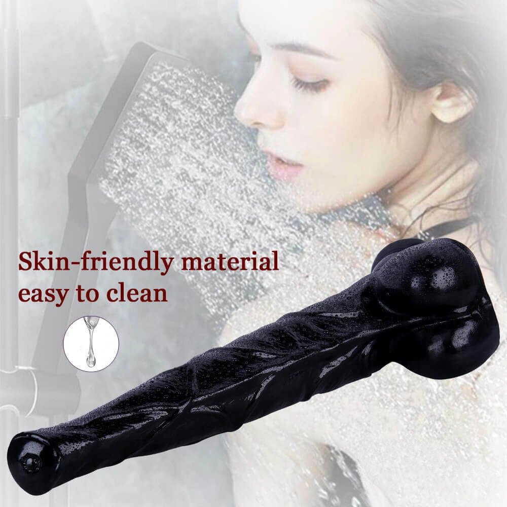 PVC Horse Dildo With Knot - Animal Knot Dildo