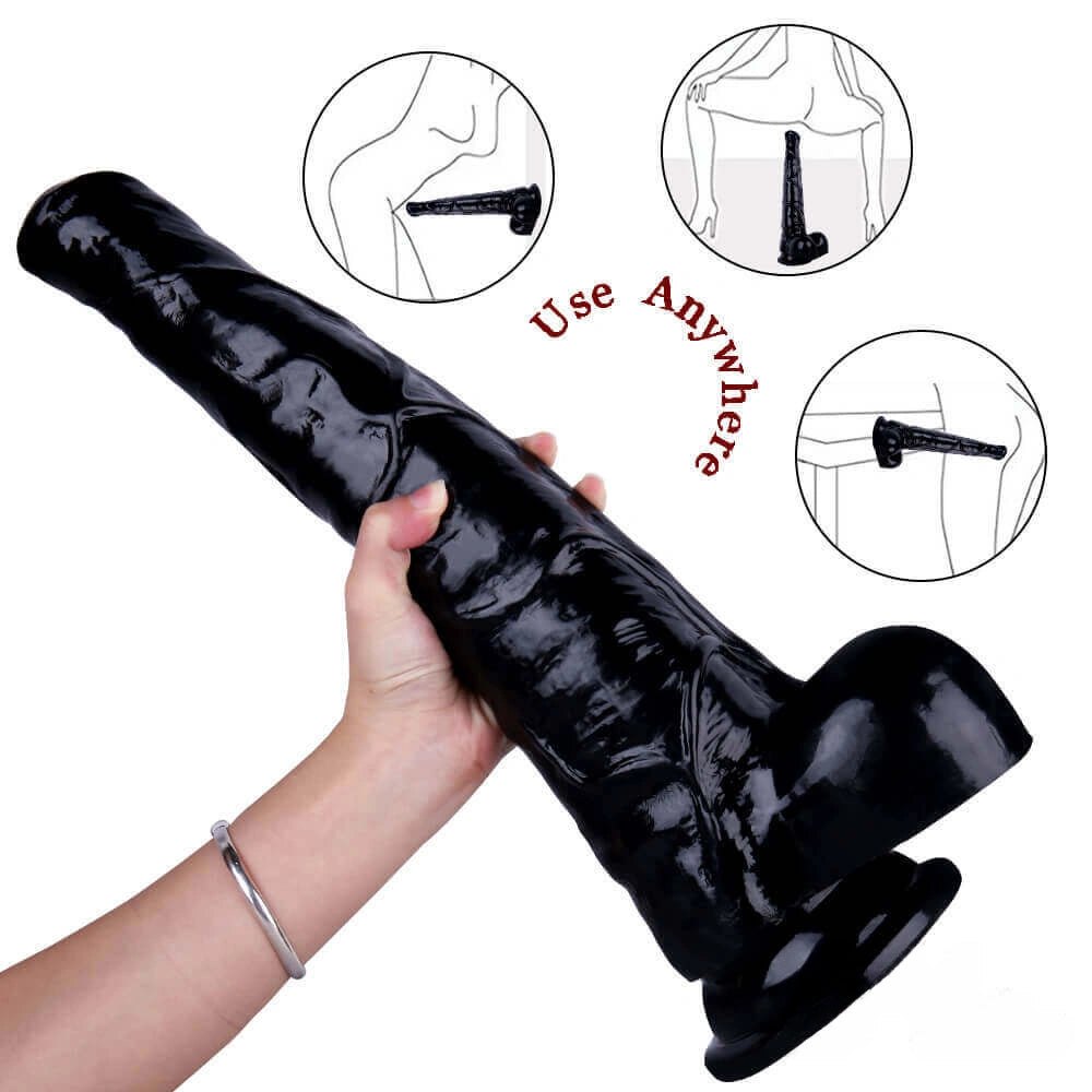 PVC Horse Dildo With Knot - Animal Knot Dildo