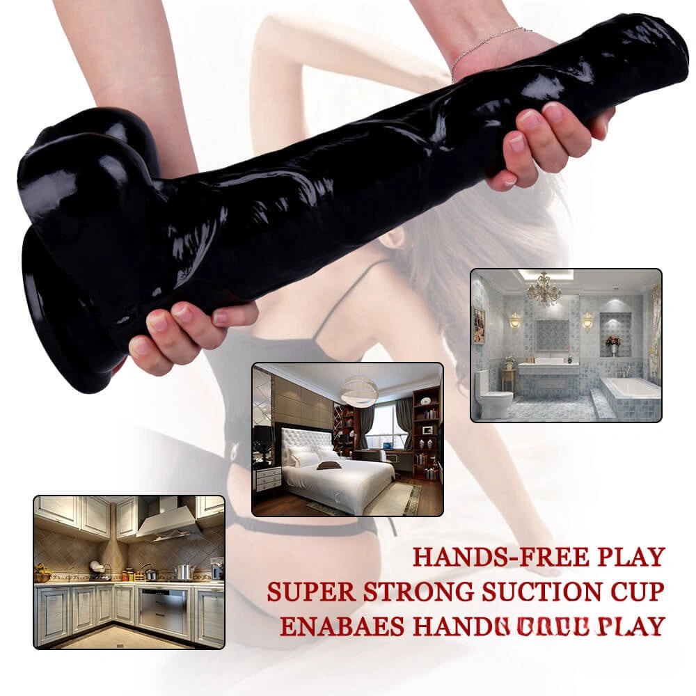 PVC Horse Dildo With Knot - Animal Knot Dildo