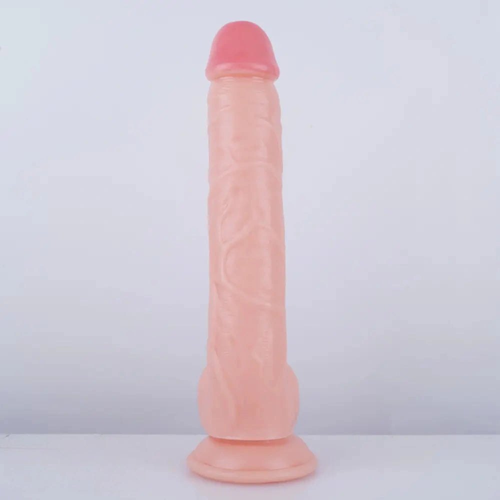 PVC Realistic Big Dildo 11 In - Realistic Dildo