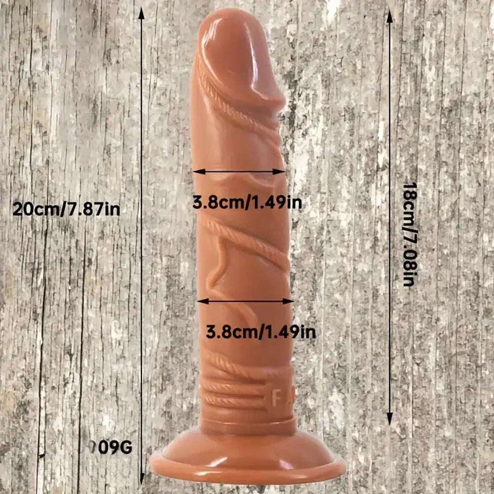 Realistic Suction Cup Dildo 7.87 in - PVC Realistic Dildo