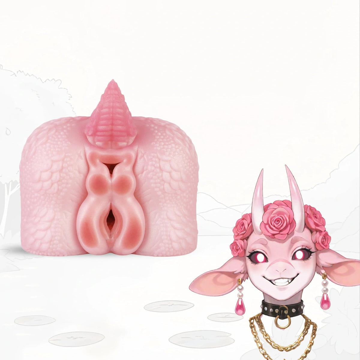 Pyro Dragon Dual Channel Masturbator - Fantasy Stroker