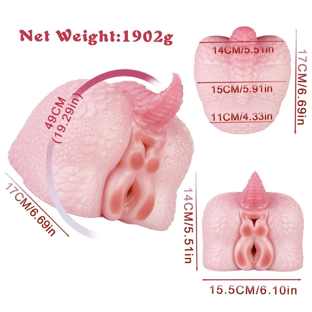 Pyro Dragon Dual Channel Masturbator - Fantasy Stroker