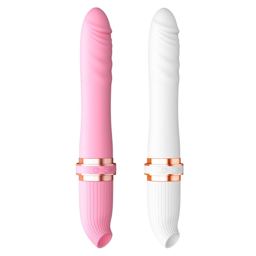 Quiet G-Spot Vibrator - Ribbed Silicone Massager