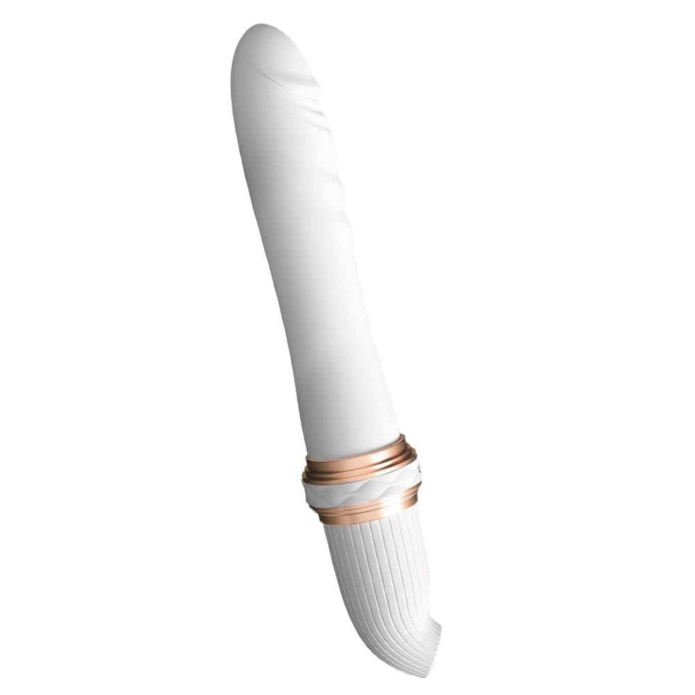Quiet G-Spot Vibrator - Ribbed Silicone Massager