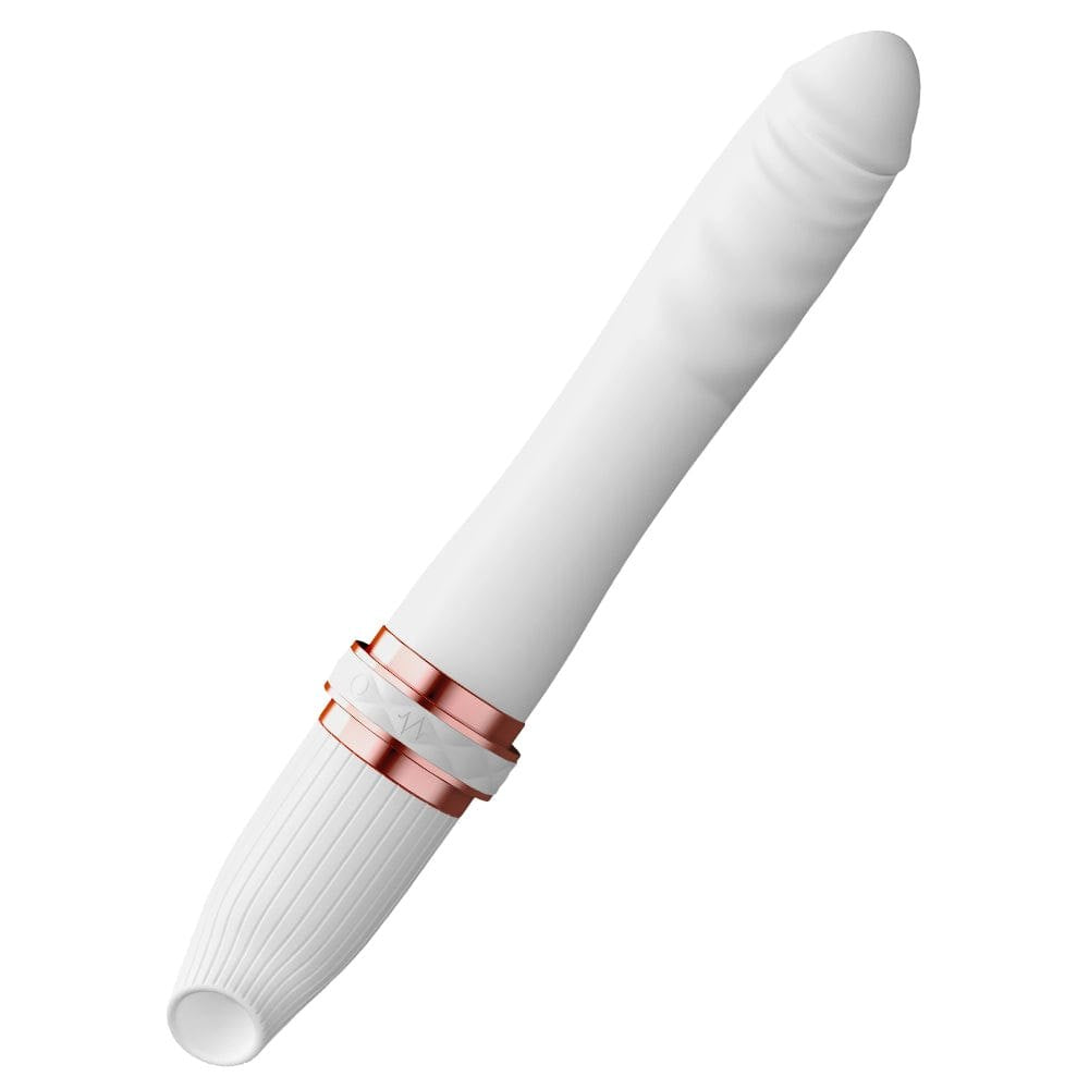 Quiet G-Spot Vibrator - Ribbed Silicone Massager