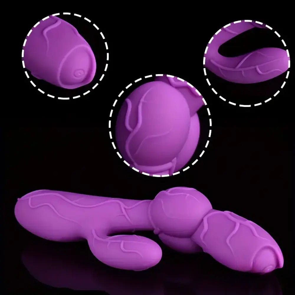 Rabbit Arm G-Spot Dildo 8.5in - Curved Silicone G-Spot Toy