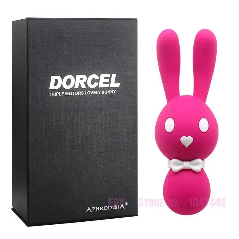Rabbit Ear Triple-Motor Vibrator - Clitoral Nipple Vibrator