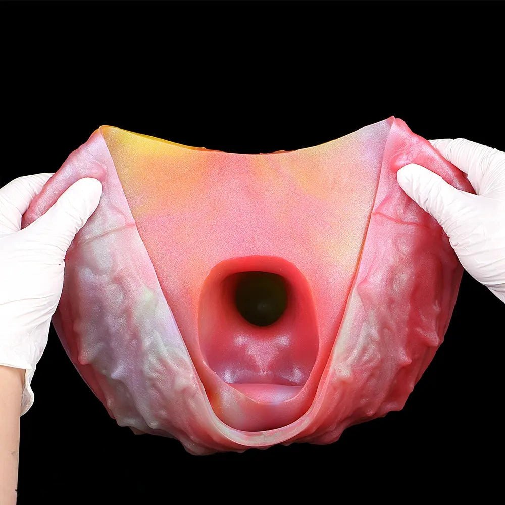 Rainbow Creature Fantasy Dildo 9.92in - Silicone Monster Dildo