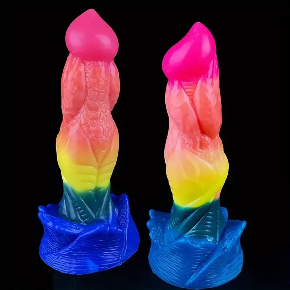 Rainbow Fantasy Monster Dildo - Fantasy Monster Dildo