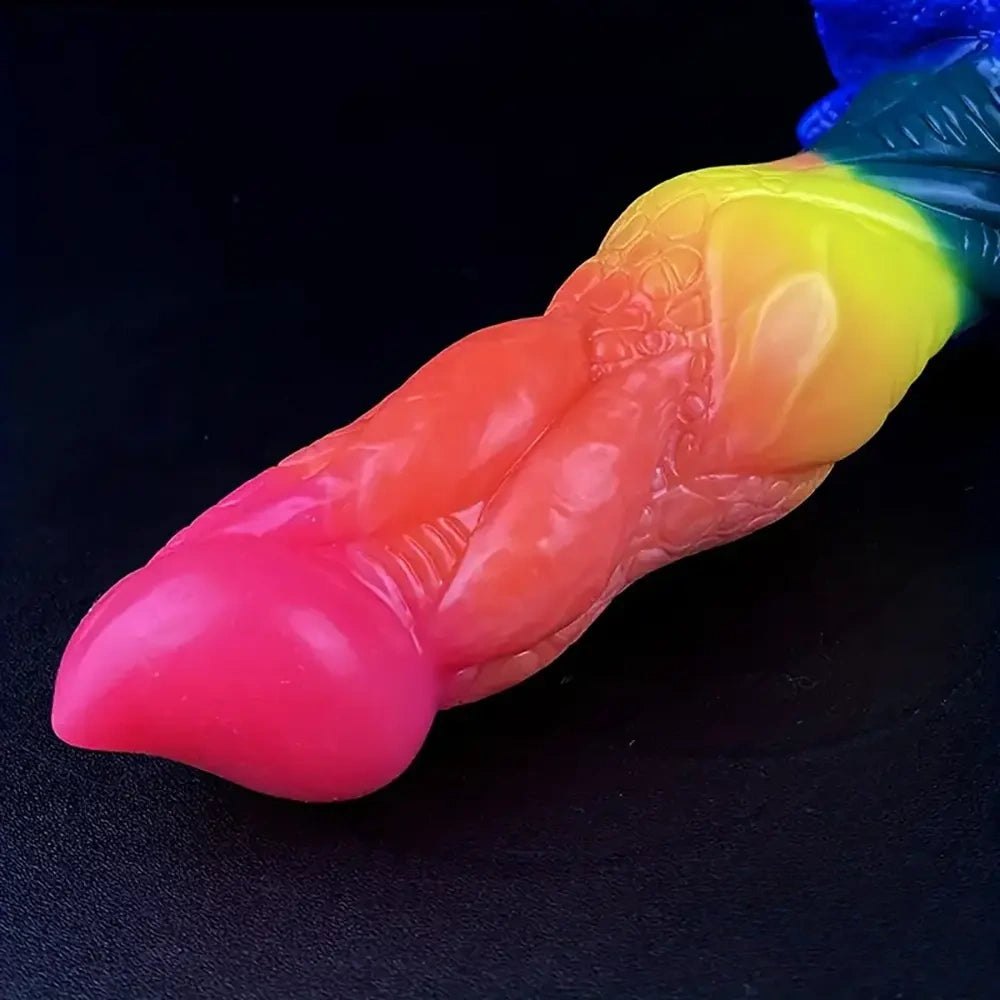 Rainbow Fantasy Monster Dildo - Fantasy Monster Dildo