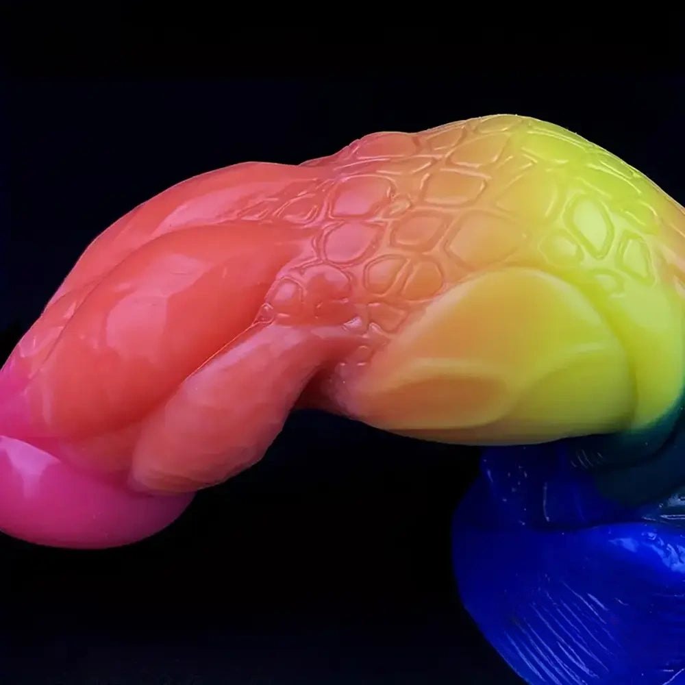 Rainbow Fantasy Monster Dildo - Fantasy Monster Dildo