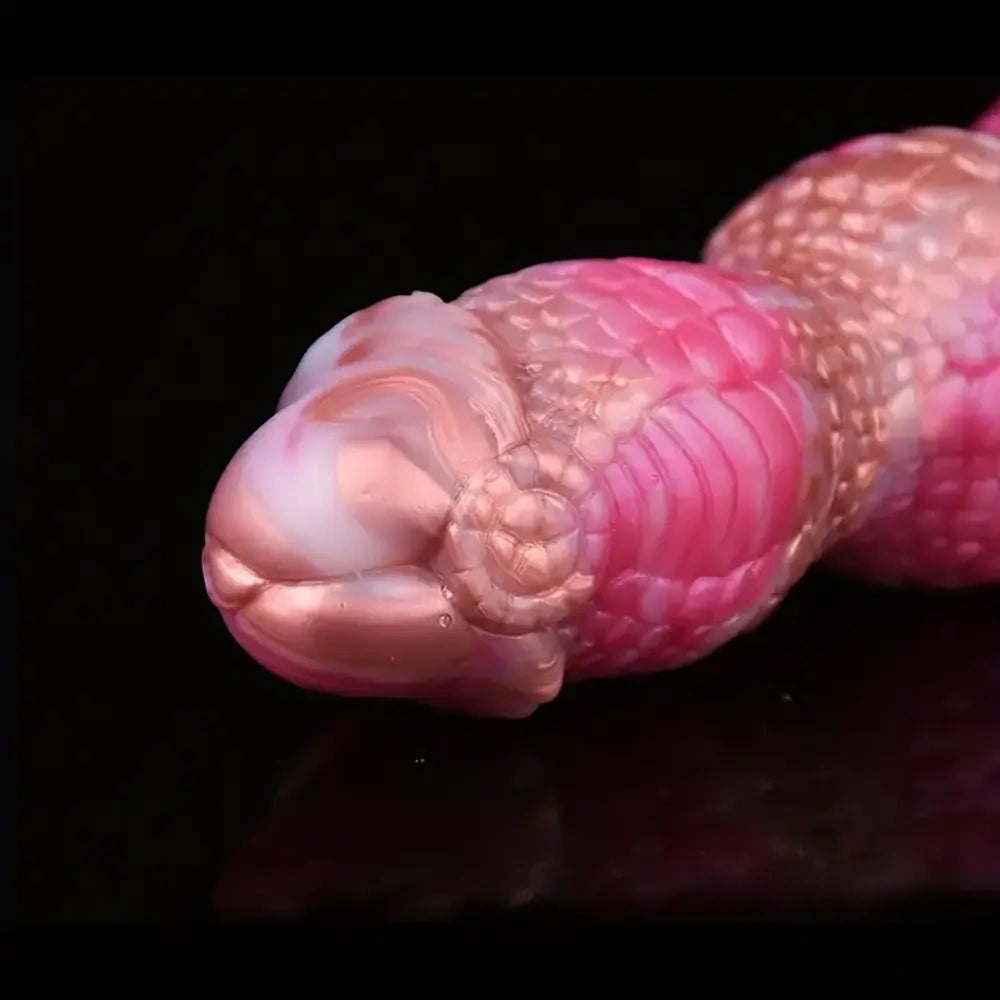 Rainbow Swirl Dragon Dildo 7.08in - Fantasy Dragon Dildo