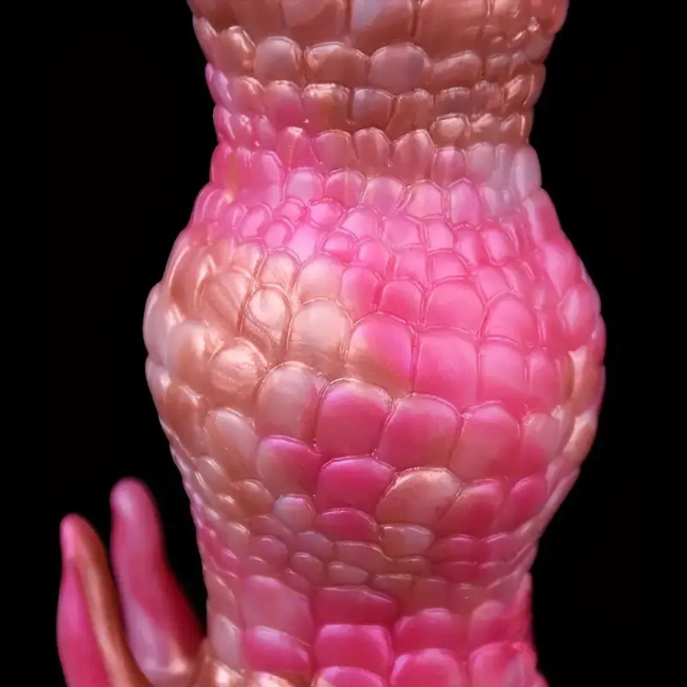 Rainbow Swirl Dragon Dildo 7.08in - Fantasy Dragon Dildo