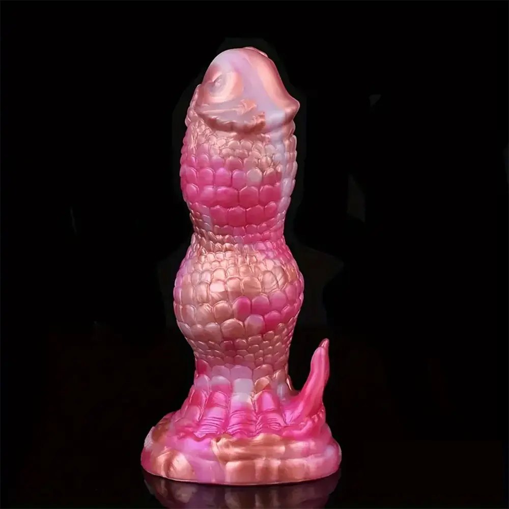 Rainbow Swirl Dragon Dildo 7.08in - Fantasy Dragon Dildo