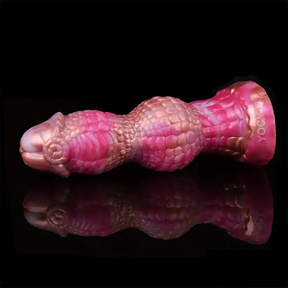 Rainbow Swirl Dragon Dildo 7.08in - Fantasy Dragon Dildo