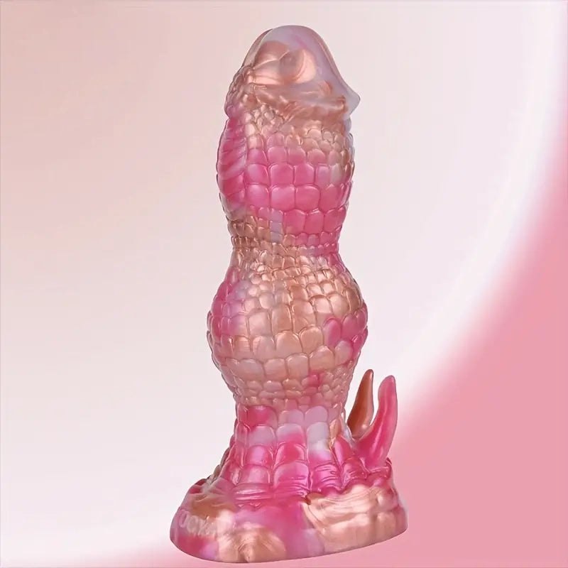 Rainbow Swirl Dragon Dildo 7.08in - Fantasy Dragon Dildo