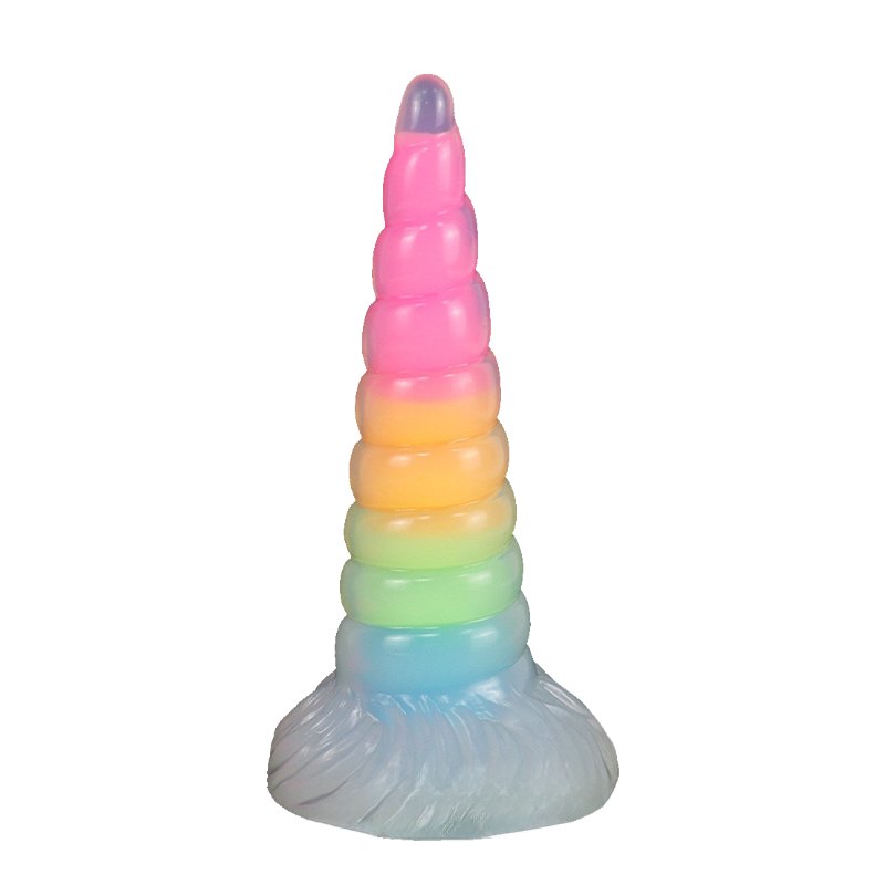 Rainbow Unicorn Fantasy Dildo - Silicone Monster Dildo