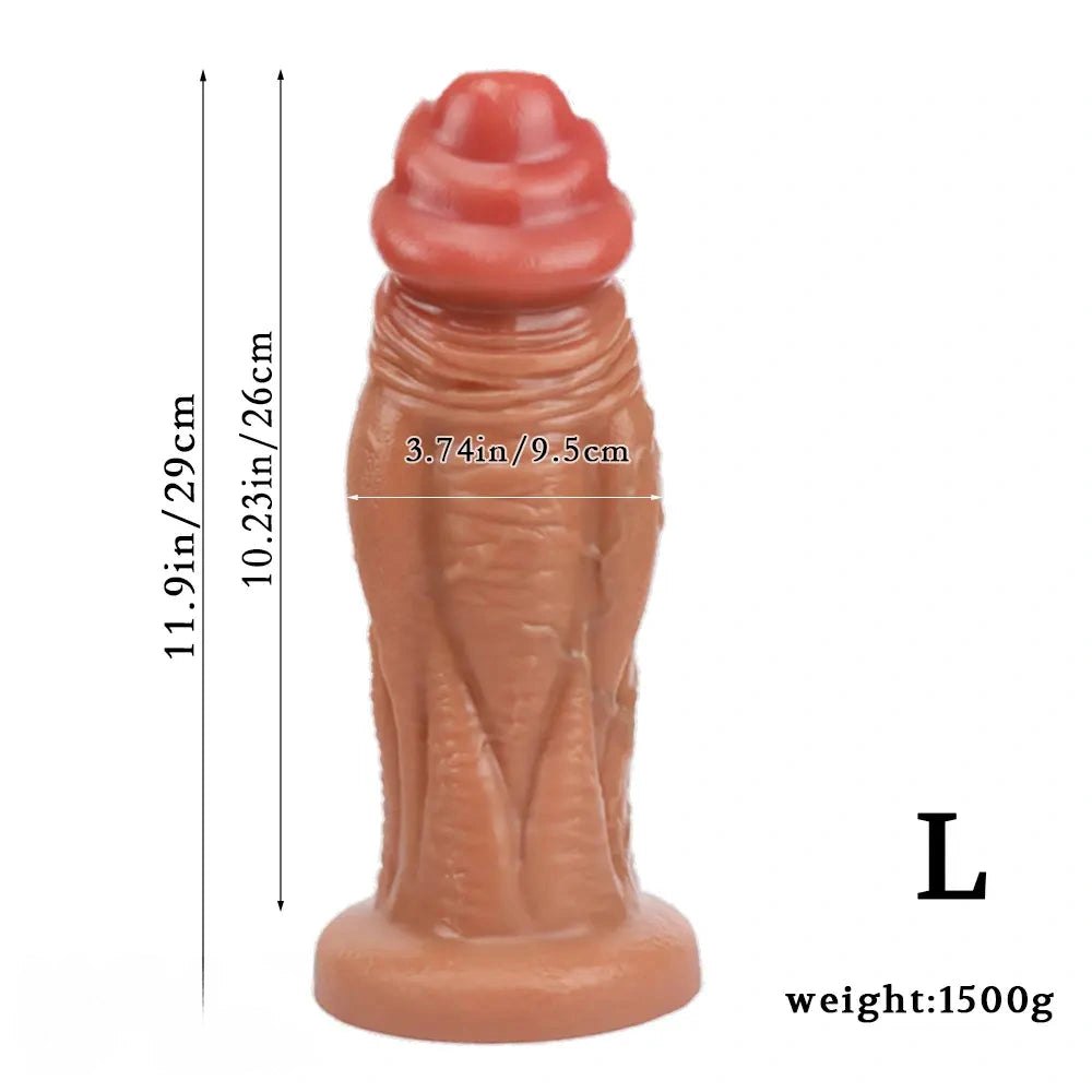 Real Feel Suction Cup Dildo - Realistic Silicone Dildo
