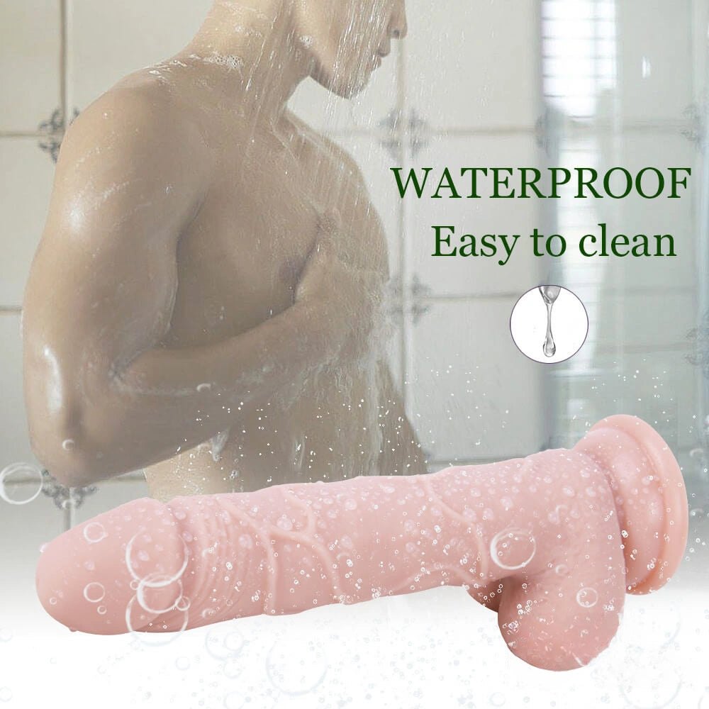 Real Skin Suction Dildo 7.87in - Suction Cup Dildo