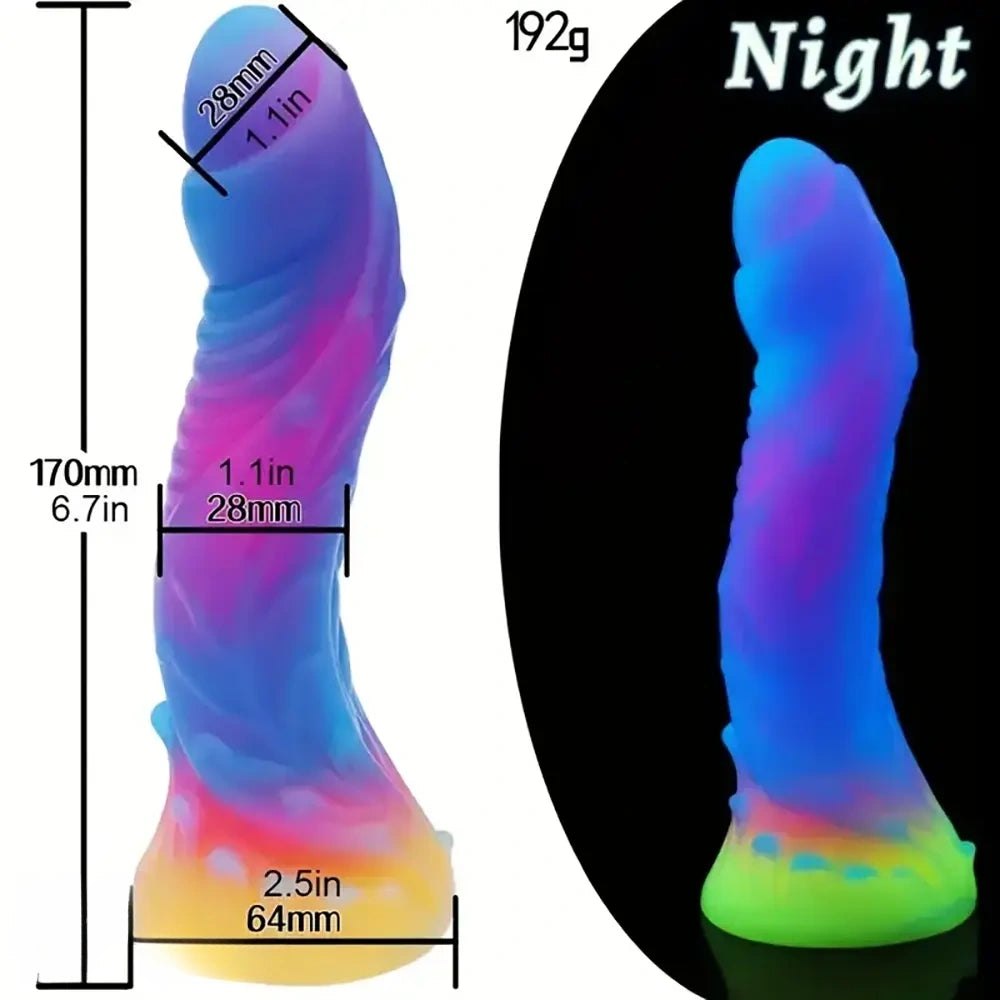 Realistic Dildo, 2 Sizes - Silicone Fantasy Dildo