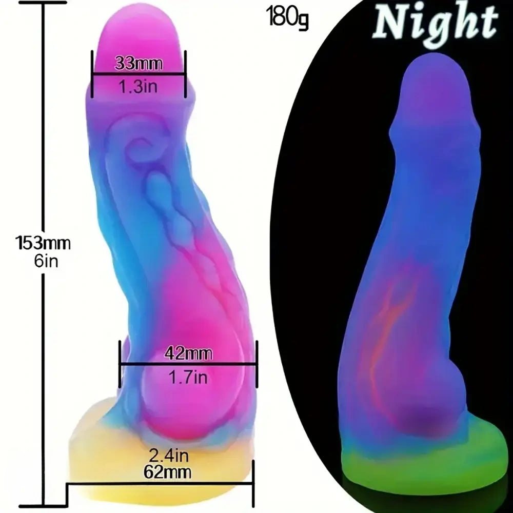 Realistic Dildo, 2 Sizes - Silicone Fantasy Dildo