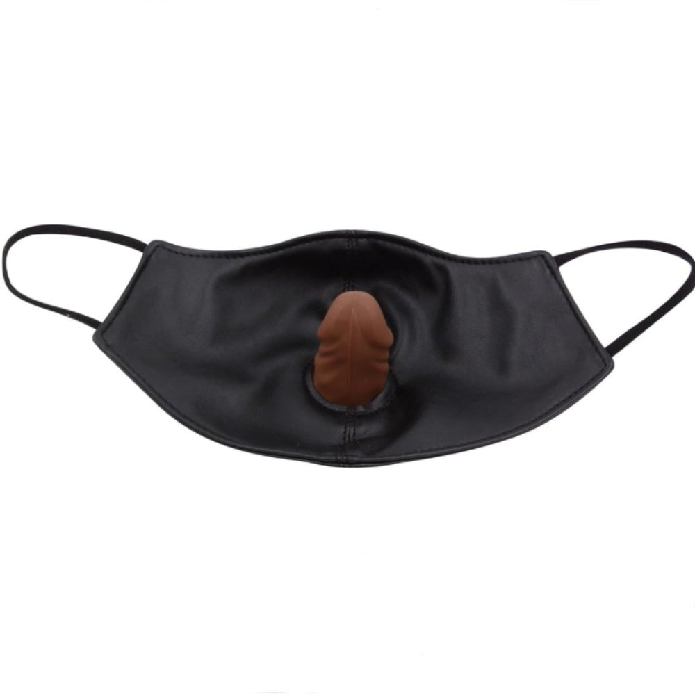 Realistic Dildo Face Mask Gag - Adjustable BDSM Gag