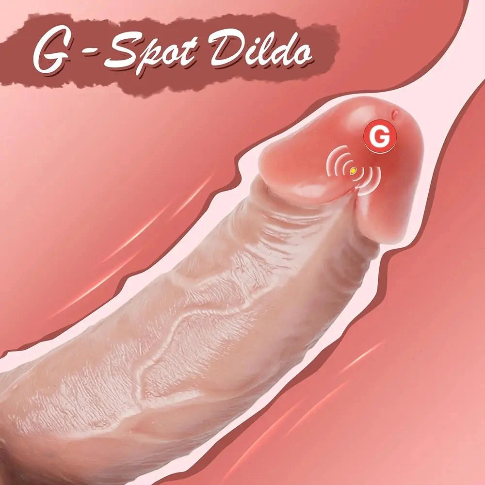 Realistic Dildo, Flesh or Coffee - Realistic Silicone Dildo