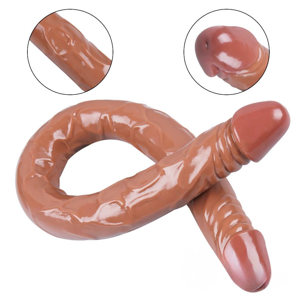 Realistic Double-Ended Dildo - Lifelike Dual Density Dildo