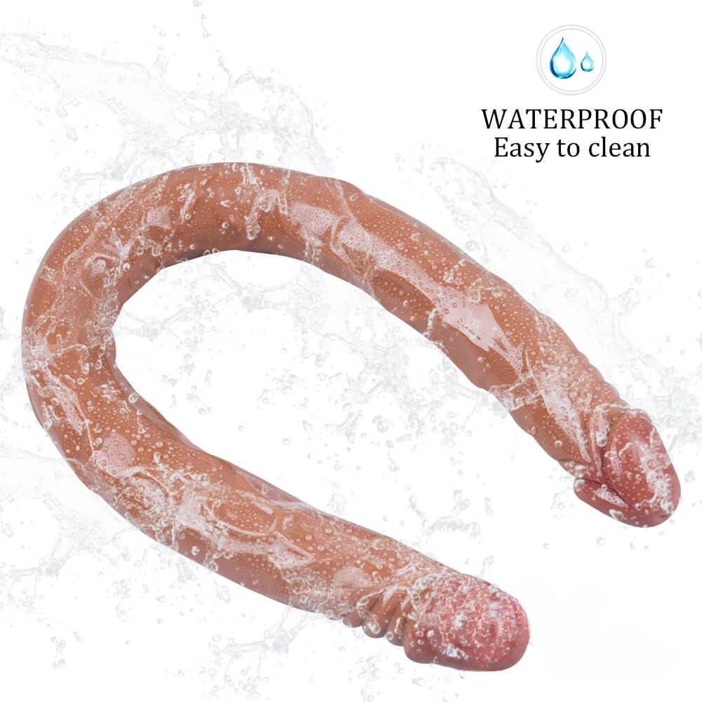 Realistic Double-Ended Dildo - Lifelike Dual Density Dildo