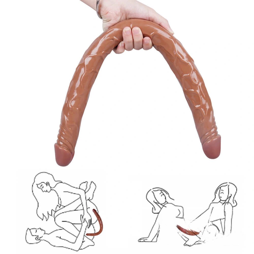 Realistic Double-Ended Dildo - Lifelike Dual Density Dildo