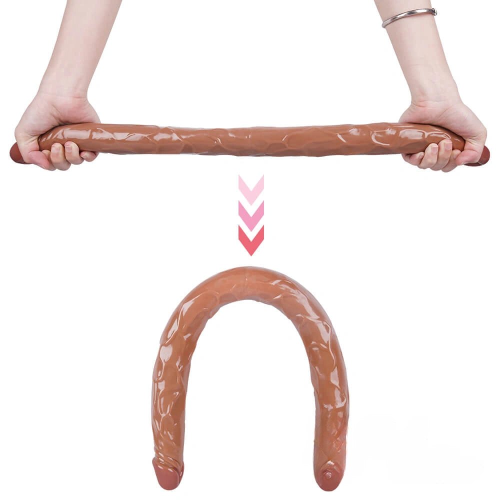 Realistic Double-Ended Dildo - Lifelike Dual Density Dildo