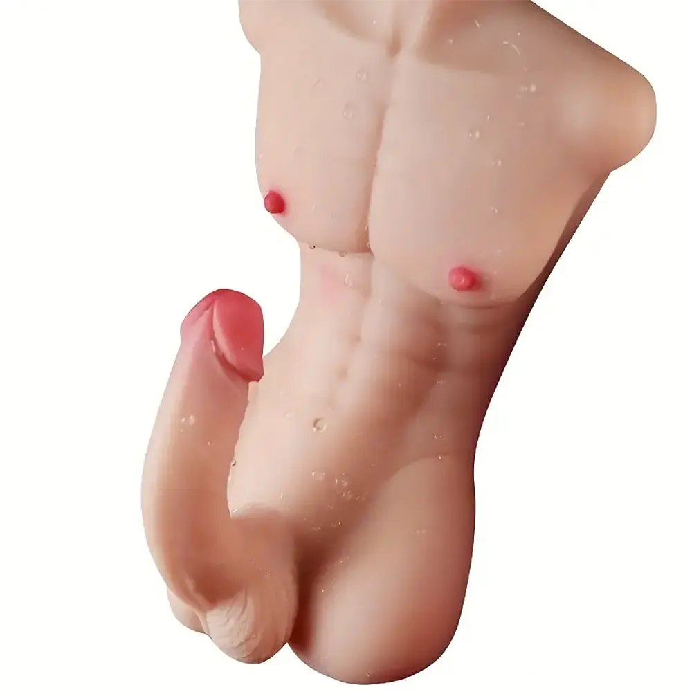 Female Torso With Dildo 13.4 in - Realistic Sex Doll Torso
