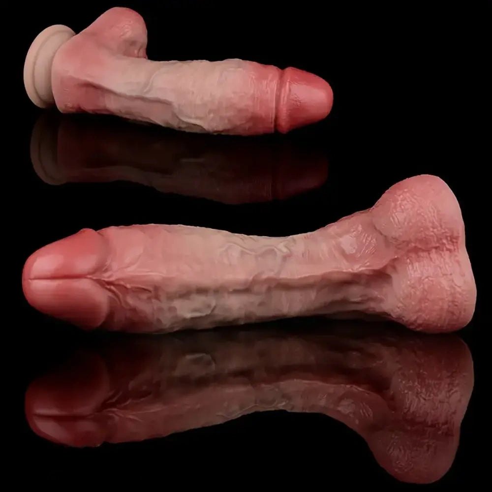 Realistic Suction Cup Dildo 7.68 in - Flesh Silicone Dildo