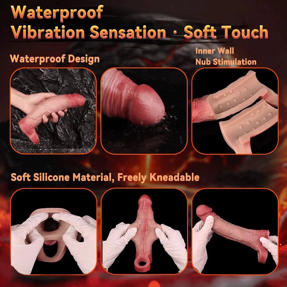 Realistic Hollow Cock Sleeve - Realistic Dildo