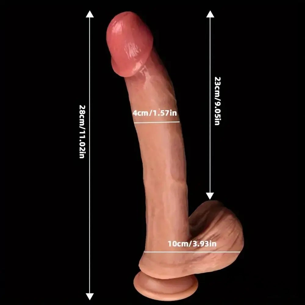 Realistic Large Suction Dildo - Suction Cup Dildo Toy
