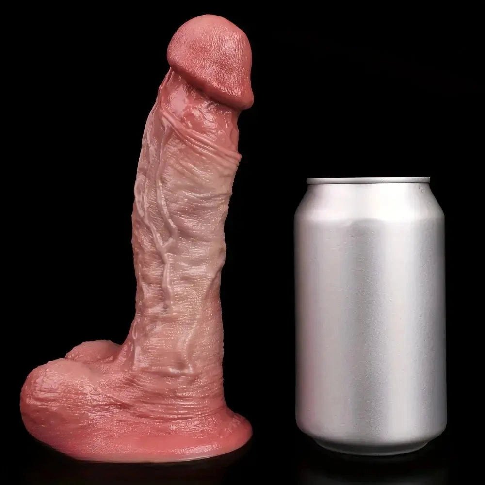 Realistic Light Beige Silicone Dildo - Lifelike Silicone Dildo