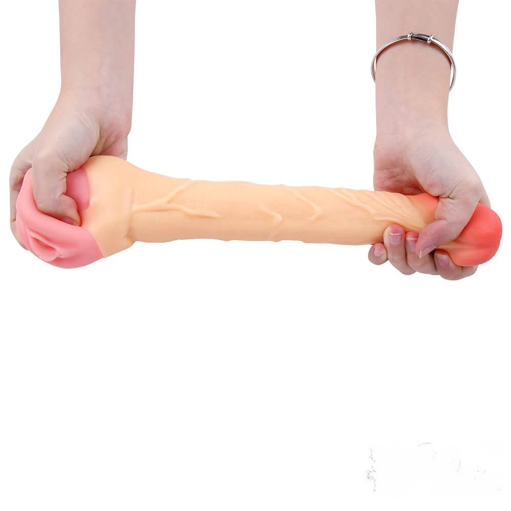Realistic Pocket Pussy 8.66in - Silicone Male Masturbator