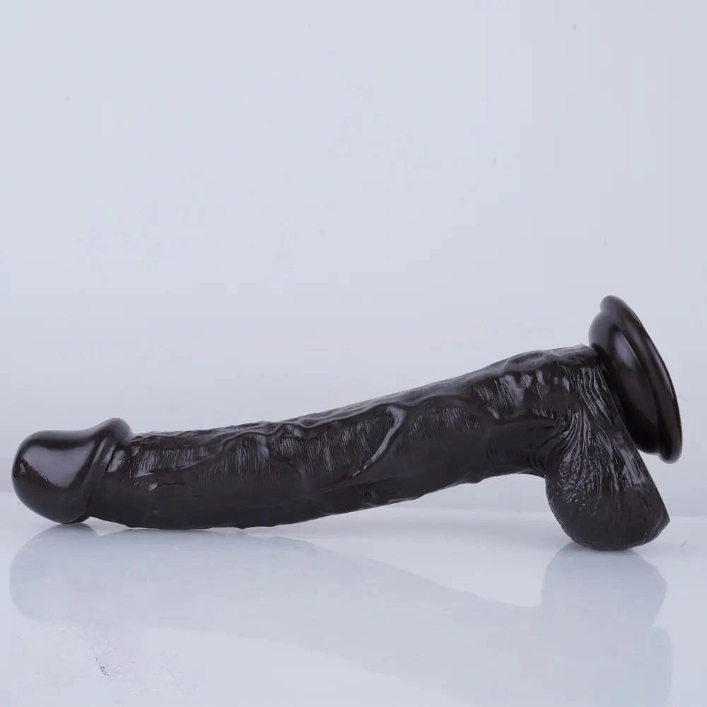 Realistic PVC Dildo 10 in - Big Dildo with Suction Cup