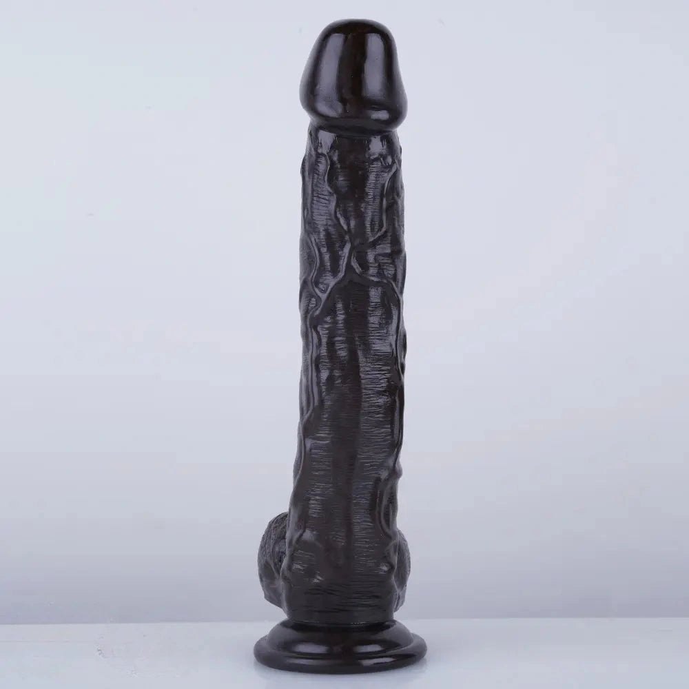 Realistic PVC Dildo 10 in - Big Dildo with Suction Cup
