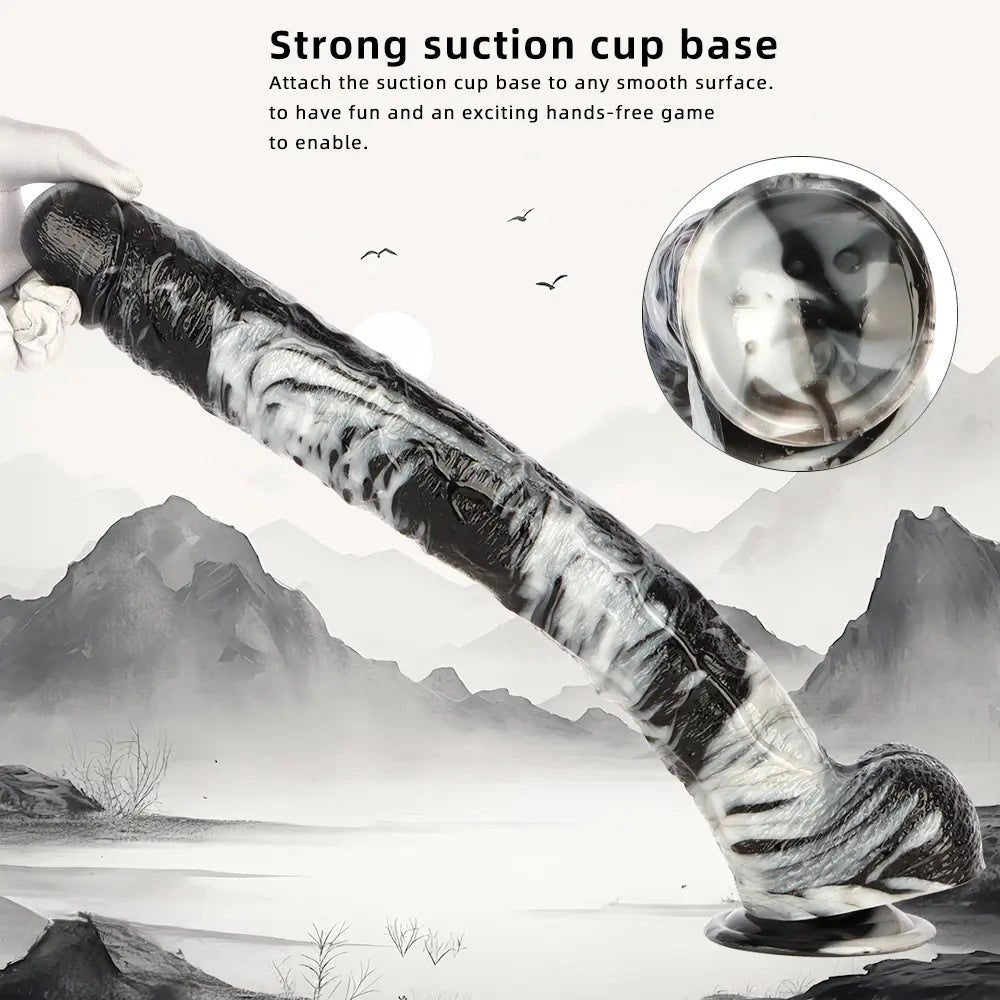 Realistic PVC Dildo 17in - Lifelike Realistic Dildo