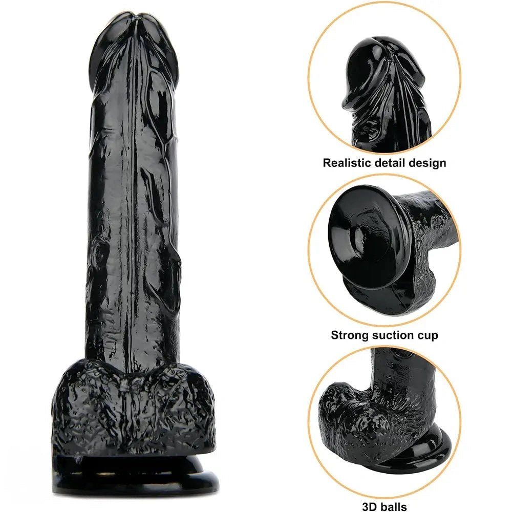 Realistic PVC Dildo 7.87in - Realistic Suction Cup Dildo