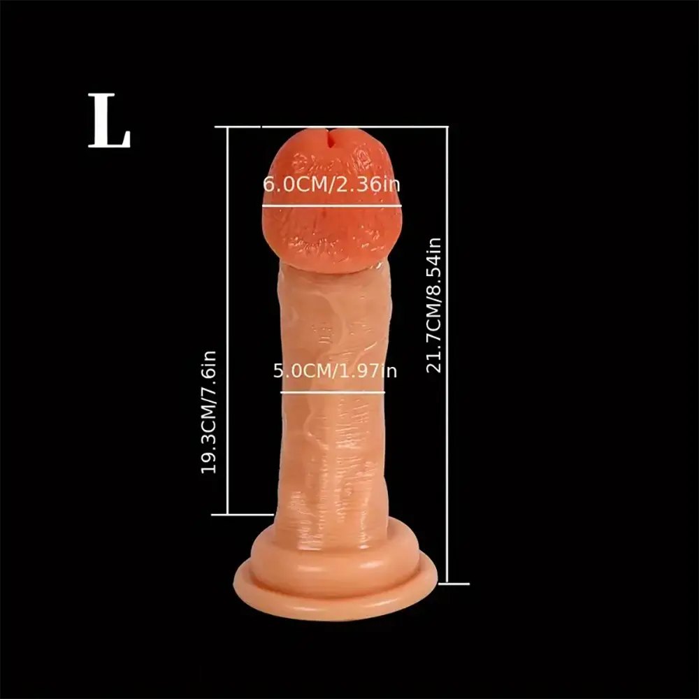 Realistic PVC Dildo Multi-Size - Big Realistic Dildo